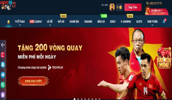 Các ưu đãi tại nhà cái Lucky88