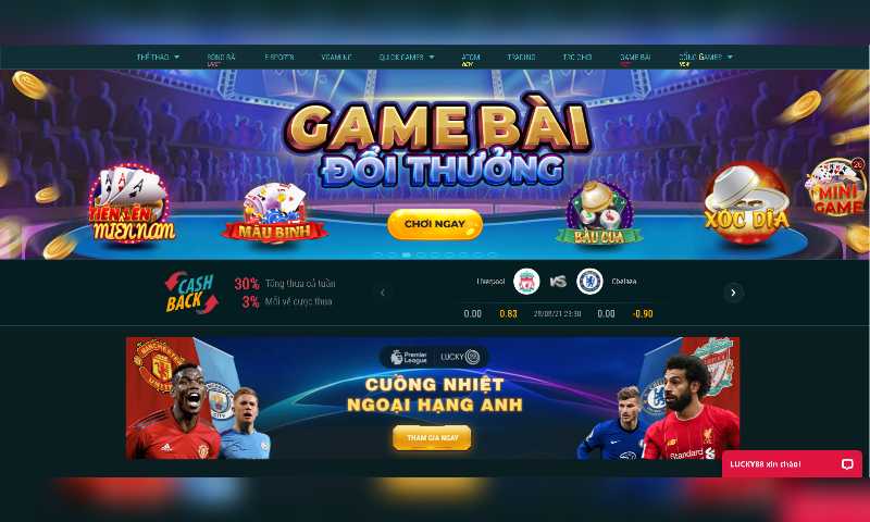 Game bài đổi thưởng phong phú với nhiều thể loại bên trong