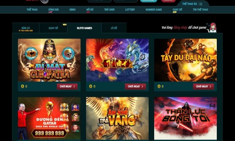 Top game được chơi nhiều tại Lucky88.VIN