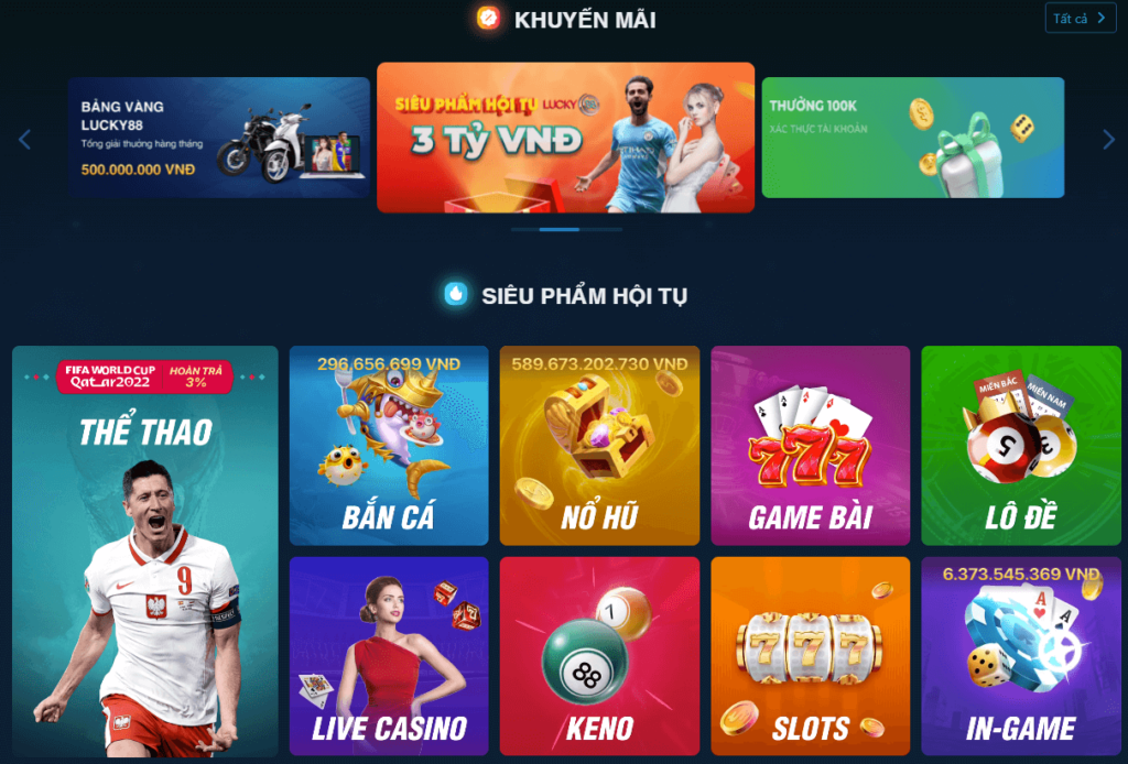 Tham gia giải trí với nhiều thể loại game hấp dẫn